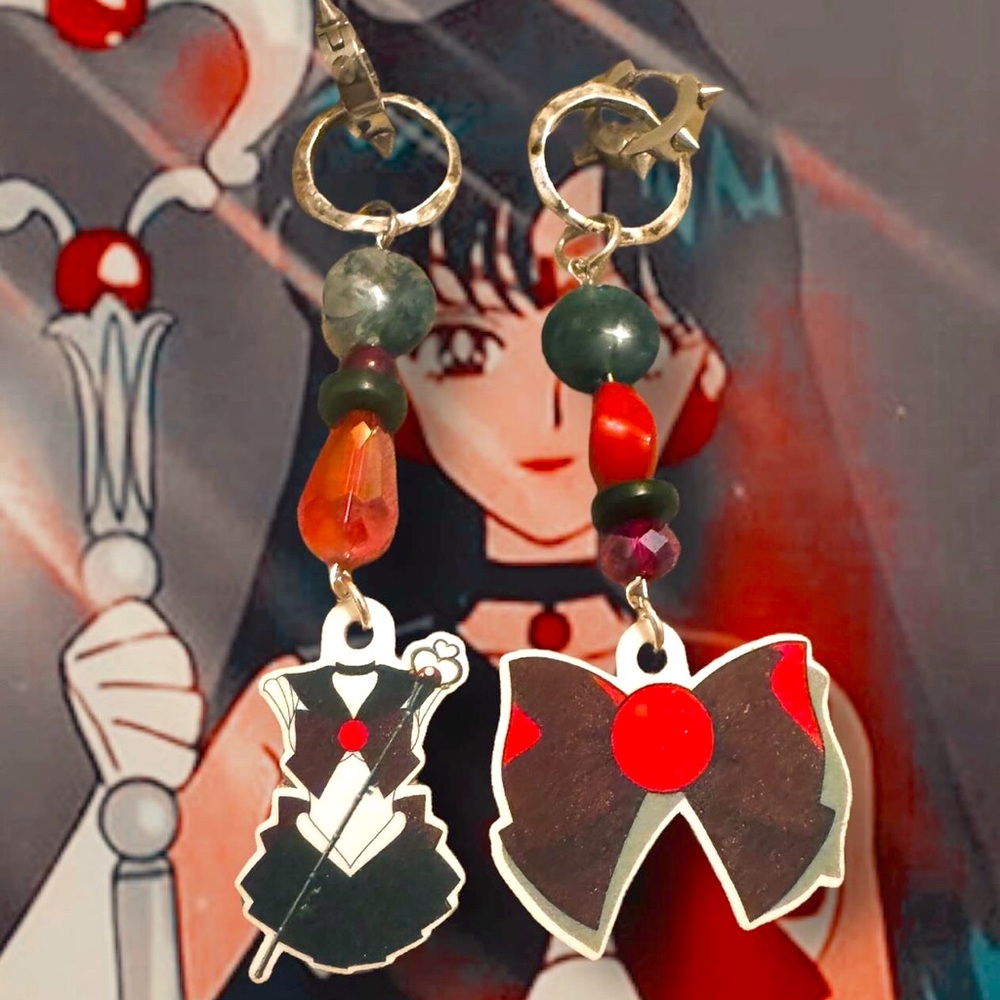 Sailor Pluto Earrings